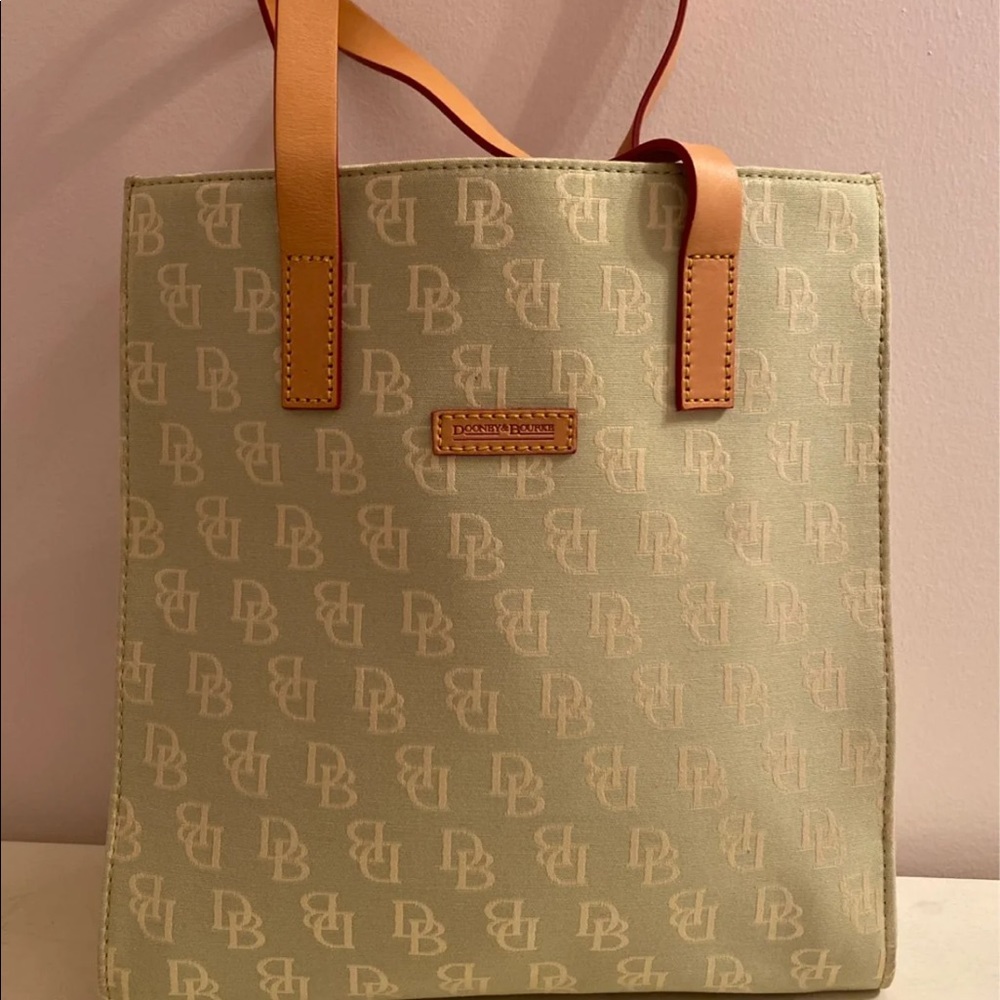 Dooney & Bourke Mint green Canvas Shoulder Bag. Never carried